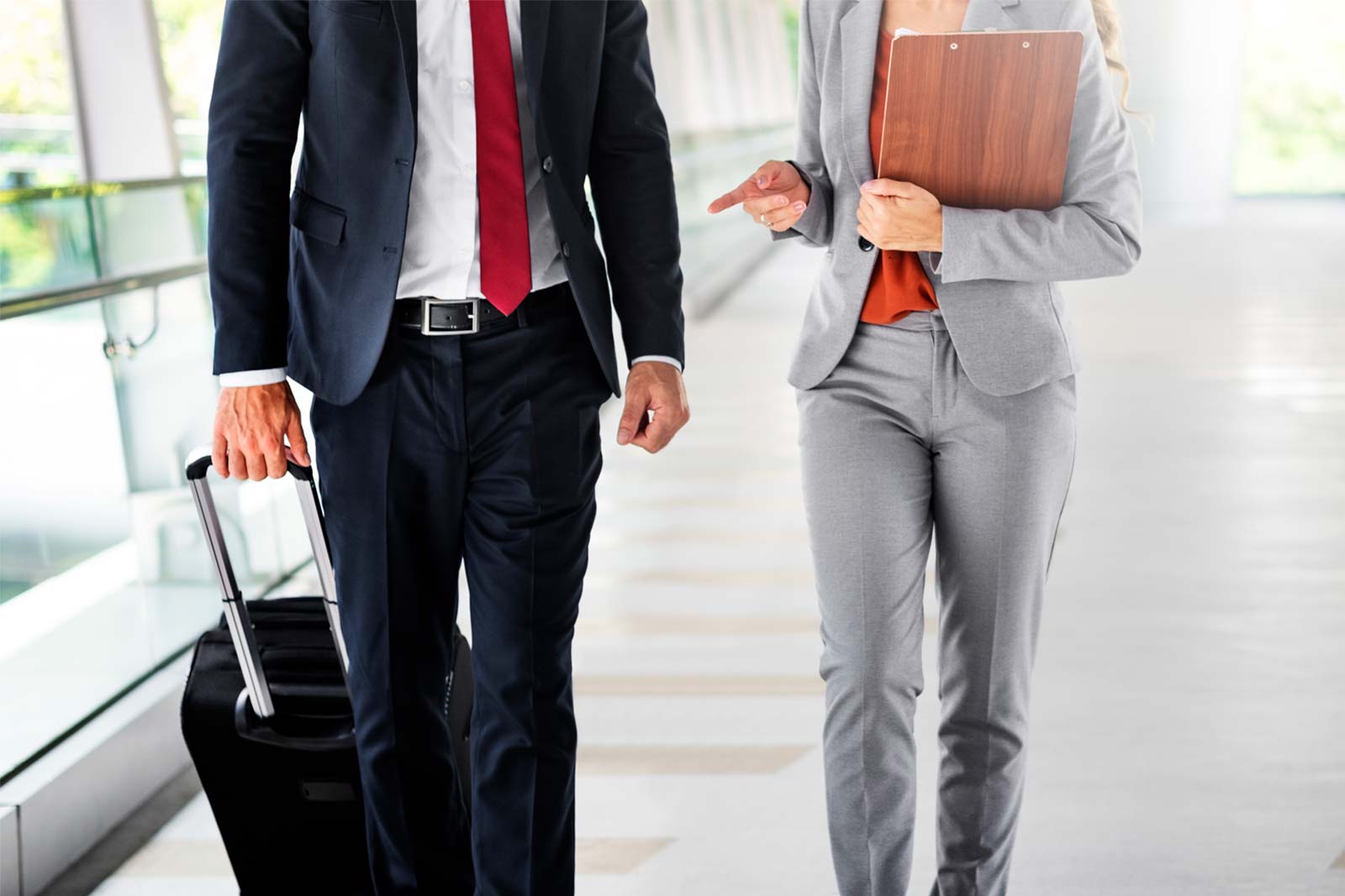 Business people commuter walking in the airport