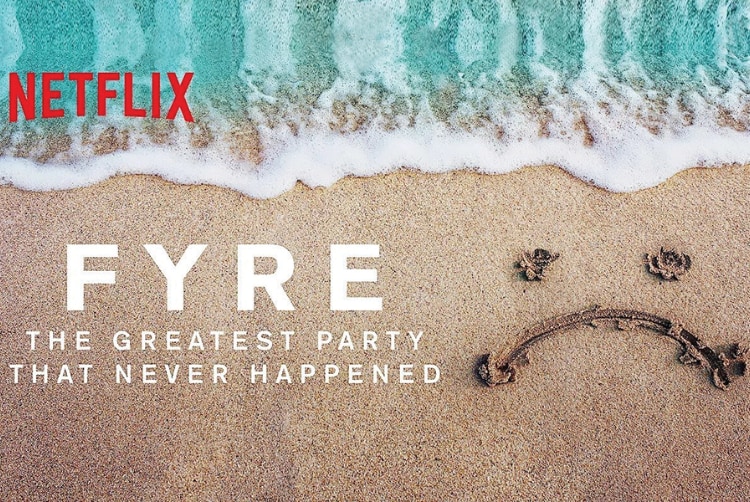 Capa do documentário - FYRE: O Grande Evento que Nunca Aconteceu